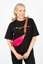 Pink Compact Crossbody Bum Bag, Image 1 of 3