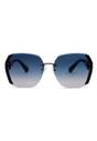 Black AVANT-GARDE PARIS Black Bold Square Sunglasses, Image 2 of 7