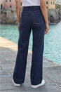 Indigo Pocket Stretch Flare Jeans, Image 2 of 3