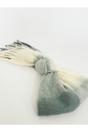 Grey Chunky Check Scarf, Image 4 of 5