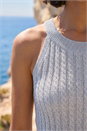Silver Dusk Metallic Knit Vest Top, Image 4 of 4