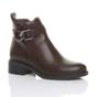 Brown AJVANI Brown Flat Low Heel Ankle Boots, Image 1 of 6