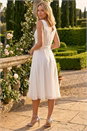 Ivory  Premium Beaded Midi Dress , Image 2 of 4