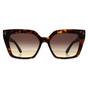 Cat Eye Shiny Dark Havana Brown Gradient Winona FT1030, Image 1 of 3