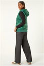 Green Reversible Hooded Knit Gilet, Image 7 of 8