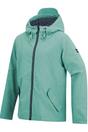 Olive Bayletta Grid Distress Waterproof Jacket, Image 3 of 3