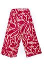 Fuchsia Lightweight Two Tone Floral Scarf, Image 3 of 3