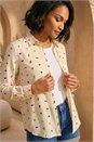 Ivory  Dusk Floral Embroidered Shirt, Image 2 of 4
