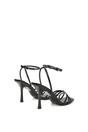 Black 'Ottoline' Strappy Stiletto Heeled Sandals With Ankle Strap, Image 4 of 6