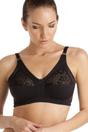 Black Cotton Lined Soft Cup Non Wired T-Shirt Bra, Image 1 of 5