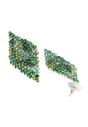 Green Diva Collection Chandelier Drop Earrings, Image 3 of 5