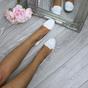 Ivory AJVANI Ivory Flat Diamante Loafers Ballet Pumps, Image 5 of 8