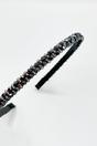 Navy Two Tone Crystal Headband, Image 2 of 4