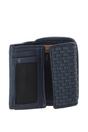 Navy Vintage Woven Leather 7 Card Purse, Image 4 of 4