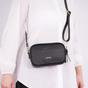 Black Dual Zipper Crossbody Camera Bag, Image 2 of 2