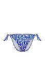 Multi Ethnic Print Tie Side Regular Waist Bikini Bottom with Adjustable Fit, Image 2 of 4