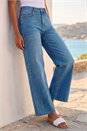 Denim Petite Wide Leg Jeans, Image 2 of 4