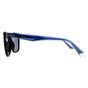 Black Square Black Transparent Blue Blue Polarized Sunglasses, Image 3 of 4