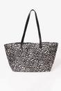 Cream Leopard Large Carry All Tote Bag, Image 2 of 2