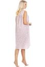 Pink Camille Lingerie Pink Floral Print Sleeveless Nightdress, Image 2 of 5