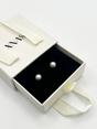 Gold Pearl Leaf Earrings - Gift Boxed, Image 6 of 6