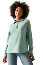 Olive Demmi Quarter Zip Fleece Top, Image 4 of 6