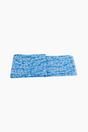 Blue Sarta Blue Metallic Pinstripe Lightweight Leopard Scarf, Image 3 of 5