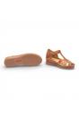 Brown Womens Soft Semi-Open Sandal-W8K-0705C1, Image 7 of 8