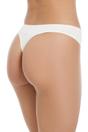 Ivory Camille Lingerie Ivory 3 Pack Floral Lace Thong, Image 4 of 4