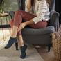 Khaki 6 Pack Trainer Cotton Rich Socks, Image 3 of 3