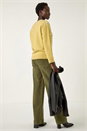 Pale Green Floral Jacquard Knit Jumper , Image 3 of 5