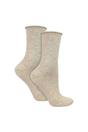 Beige Cashmere Socks Luxury Soft and Warm, Image 1 of 4