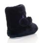 Navy Blue AJVANI Navy Blue Faux Fur Lined Slip On Memory Foam Mules Slippers, Image 4 of 6