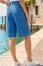 Indigo Petite Pocket Shorts, Image 3 of 4