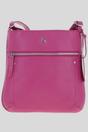 Raspberry 'Edinburgh' Real Leather Crossbody Bag, Image 1 of 4