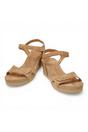 Brown Womens Cushioned Wedge Sandals-Julia B74, Image 5 of 8