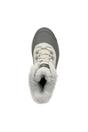 White Faux Fur Lined Contrast Stitch Snow Boots, Image 3 of 4