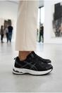 Black iKrush Black Constance Mixed Media Panelled Trainers, Image 5 of 5