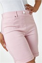 PINK Petite Turned Hem Elastic Waist Shorts, Image 5 of 5