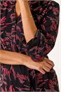 Red Textured Abstract Print Top, Image 5 of 5