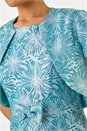 Sky Blue Jacquard Occasion Jacket, Image 5 of 5