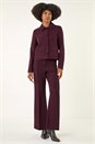 Burgundy Smart Buttoned Pocket Jacket, Image 1 of 6