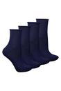 Navy Bamboo Sensory Soft Seamless Socks Set, Image 1 of 4
