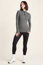 Grey Snowdon Thermal Base Layer Quarter Zip, Image 3 of 4