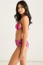 Multi Color Stripe Triangle Bikini Top, Image 4 of 4