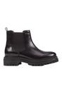 Black D Iridea B Leather Ankle Boots, Image 3 of 5