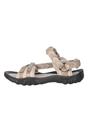 Taupe Cyprus Chevron Sandals, Image 3 of 6