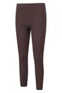 Brown Carmel Ribbed Seamless Thermal Bottoms, Image 3 of 4
