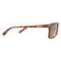 Brown Montana Brown Rectangle Brown Turtle Rubbertouch Brown Polarized Sunglasses, Image 4 of 4