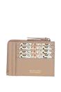 Beige Real Leather Small Purse with RFID Protection, Image 3 of 4